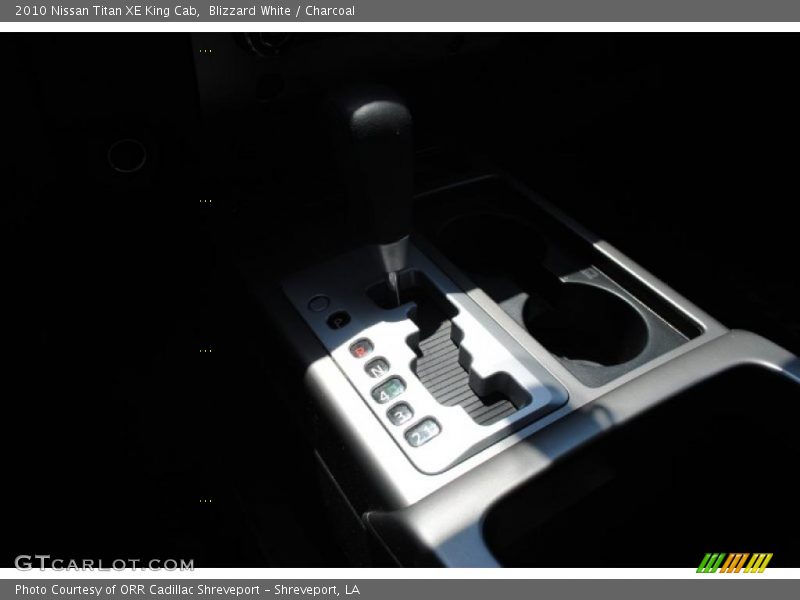 Blizzard White / Charcoal 2010 Nissan Titan XE King Cab