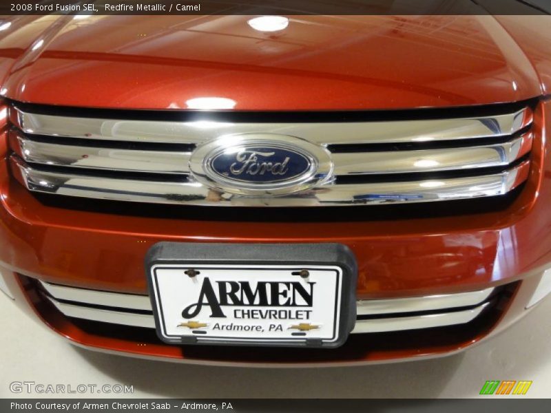 Redfire Metallic / Camel 2008 Ford Fusion SEL