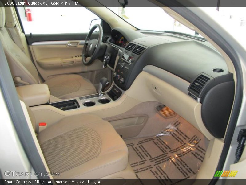 Gold Mist / Tan 2008 Saturn Outlook XE