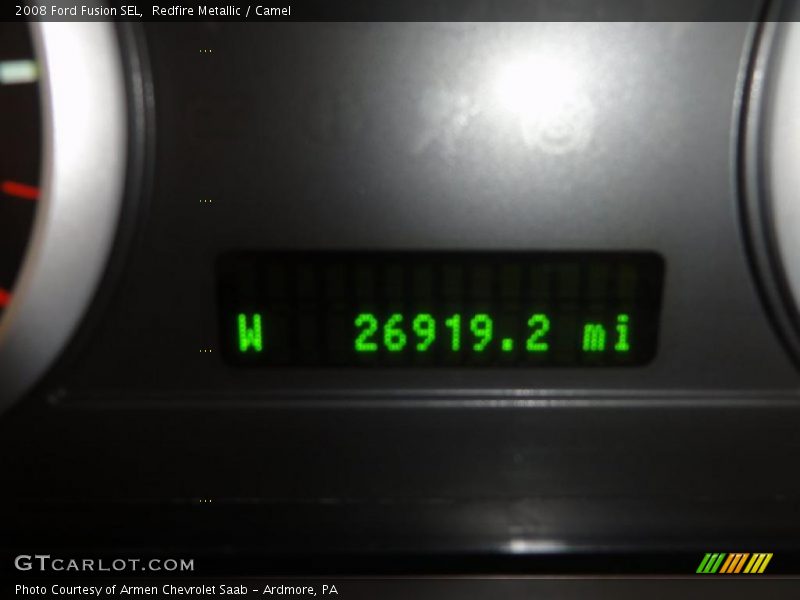Redfire Metallic / Camel 2008 Ford Fusion SEL