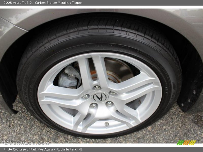 Carbon Bronze Metallic / Taupe 2008 Acura TL 3.2