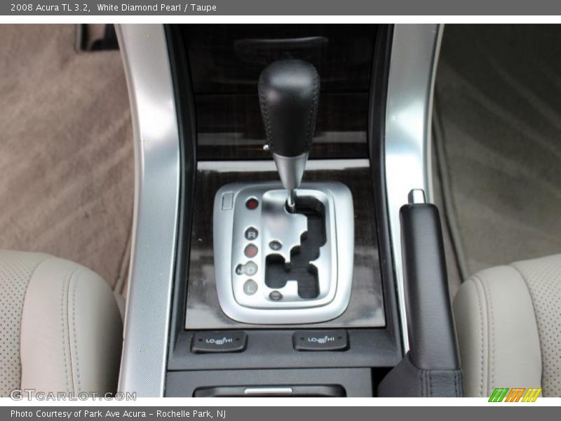 White Diamond Pearl / Taupe 2008 Acura TL 3.2