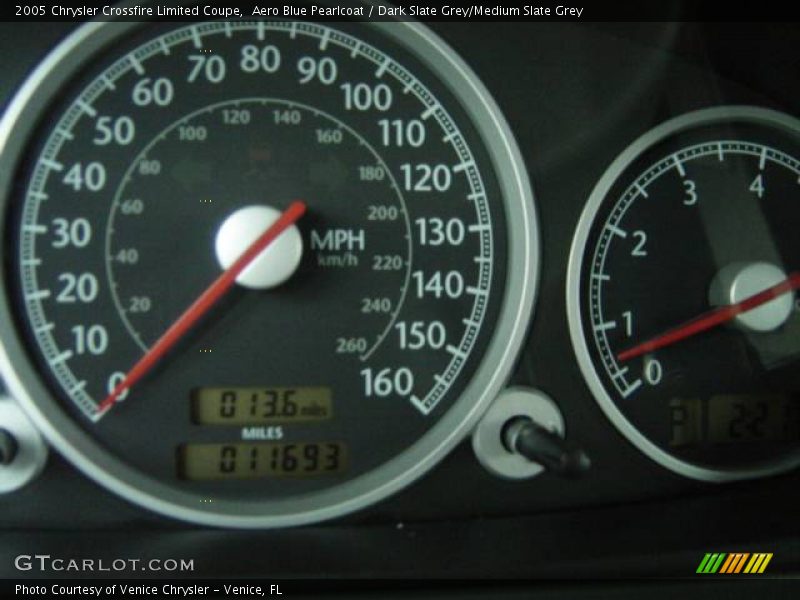 Aero Blue Pearlcoat / Dark Slate Grey/Medium Slate Grey 2005 Chrysler Crossfire Limited Coupe