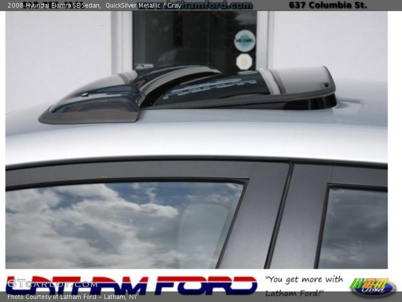 QuickSilver Metallic / Gray 2008 Hyundai Elantra SE Sedan