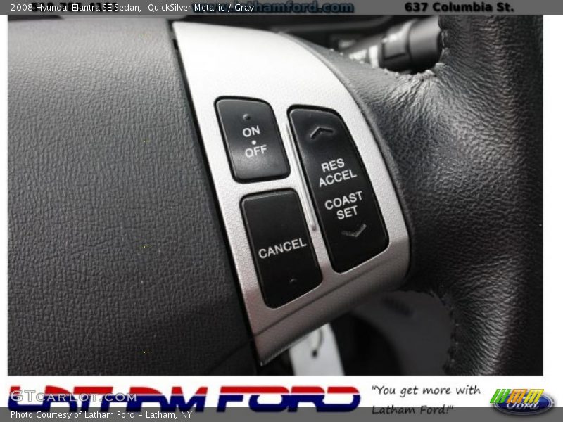 QuickSilver Metallic / Gray 2008 Hyundai Elantra SE Sedan