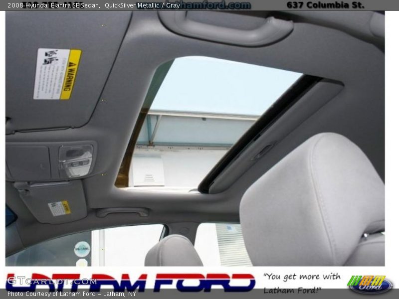 QuickSilver Metallic / Gray 2008 Hyundai Elantra SE Sedan