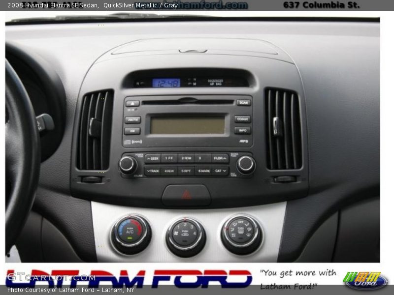 QuickSilver Metallic / Gray 2008 Hyundai Elantra SE Sedan