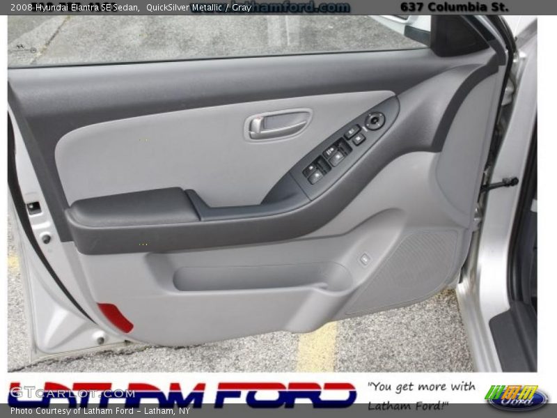 QuickSilver Metallic / Gray 2008 Hyundai Elantra SE Sedan