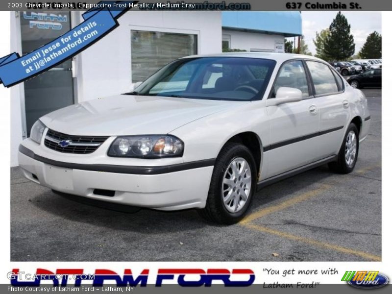 Cappuccino Frost Metallic / Medium Gray 2003 Chevrolet Impala