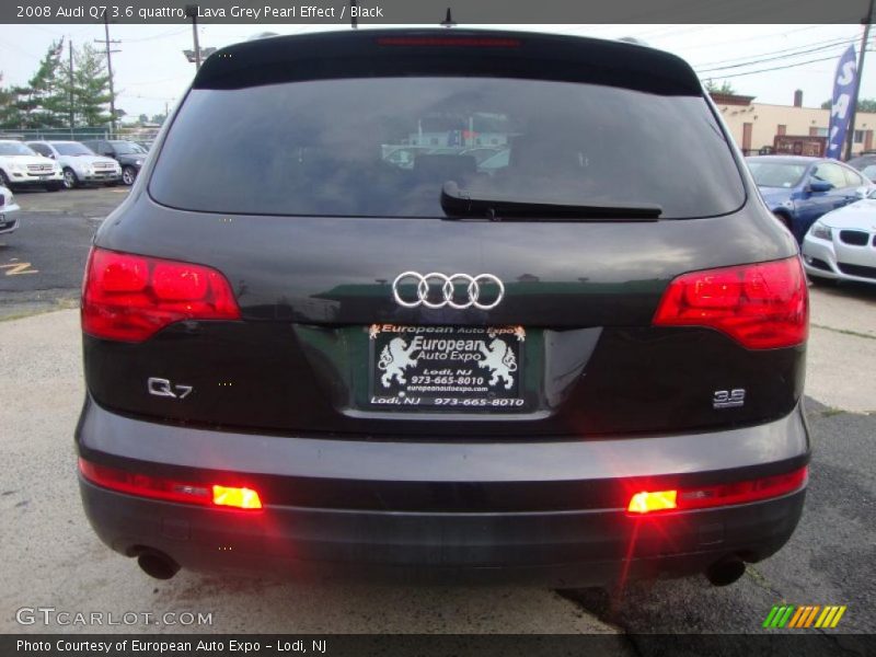 Lava Grey Pearl Effect / Black 2008 Audi Q7 3.6 quattro
