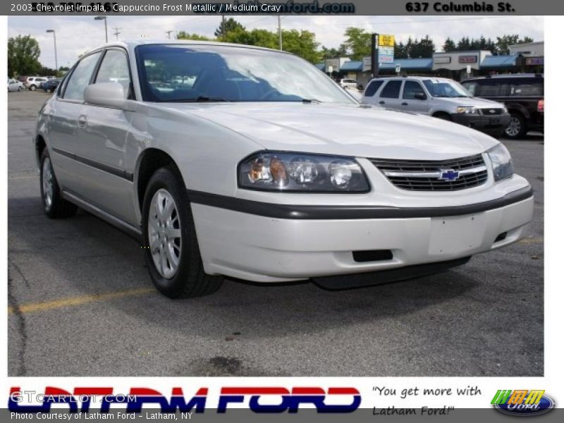 Cappuccino Frost Metallic / Medium Gray 2003 Chevrolet Impala