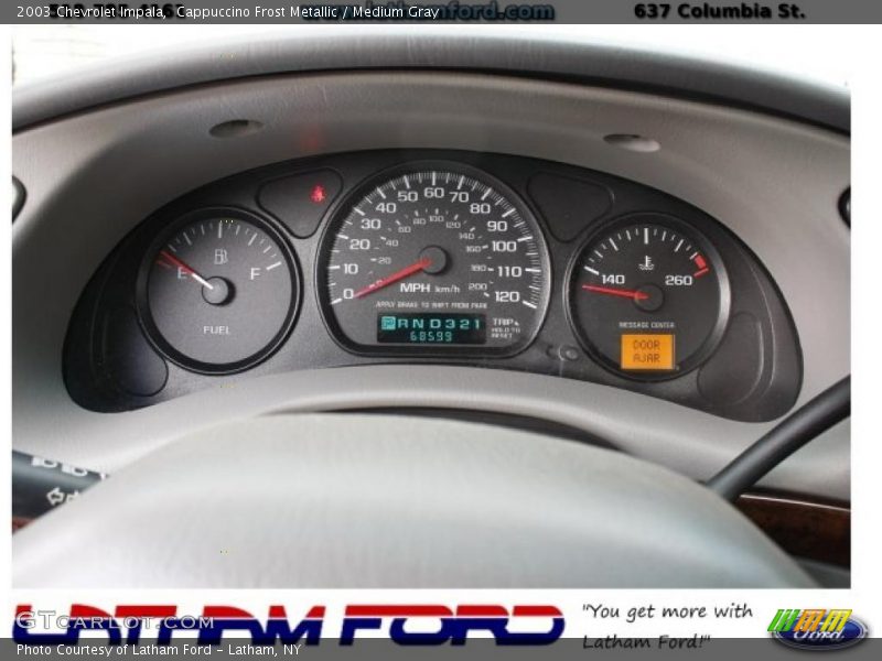 Cappuccino Frost Metallic / Medium Gray 2003 Chevrolet Impala