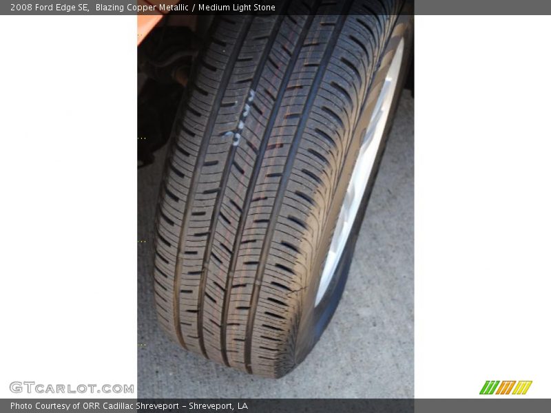 Blazing Copper Metallic / Medium Light Stone 2008 Ford Edge SE