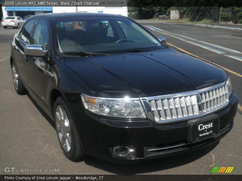 Black / Dark Charcoal 2008 Lincoln MKZ AWD Sedan