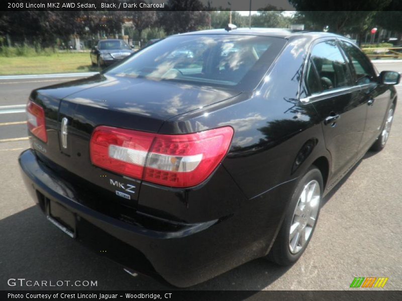 Black / Dark Charcoal 2008 Lincoln MKZ AWD Sedan