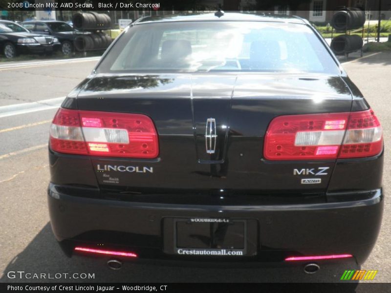 Black / Dark Charcoal 2008 Lincoln MKZ AWD Sedan