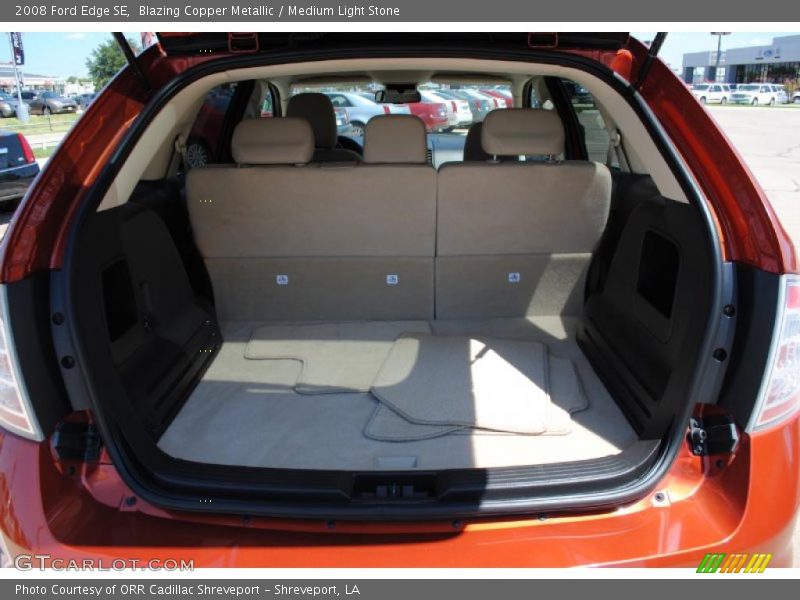 Blazing Copper Metallic / Medium Light Stone 2008 Ford Edge SE