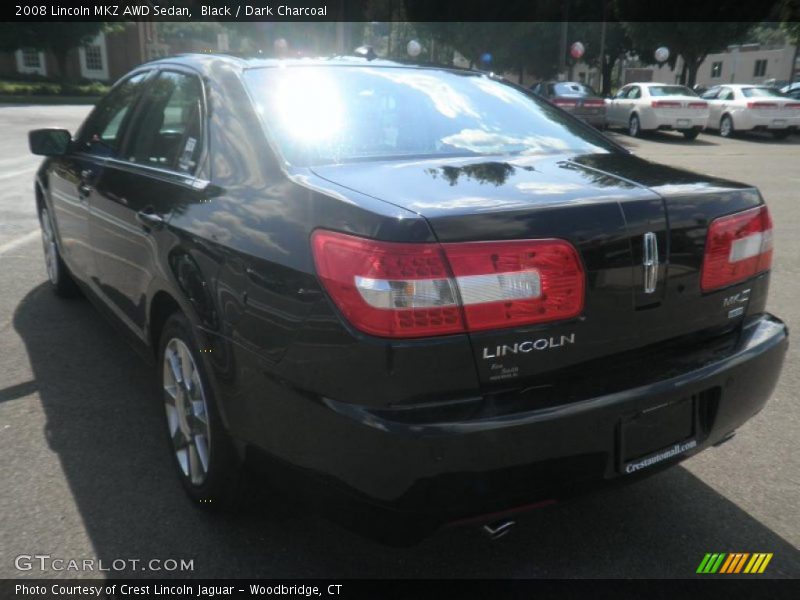 Black / Dark Charcoal 2008 Lincoln MKZ AWD Sedan