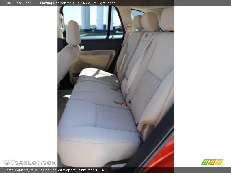 Blazing Copper Metallic / Medium Light Stone 2008 Ford Edge SE