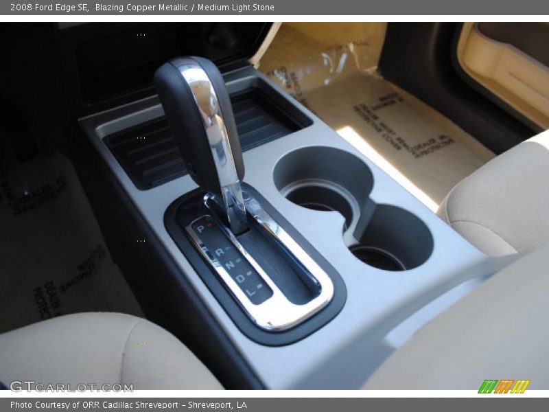 Blazing Copper Metallic / Medium Light Stone 2008 Ford Edge SE