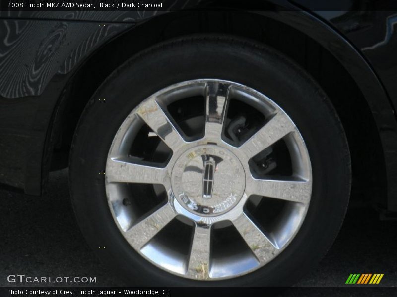 Black / Dark Charcoal 2008 Lincoln MKZ AWD Sedan