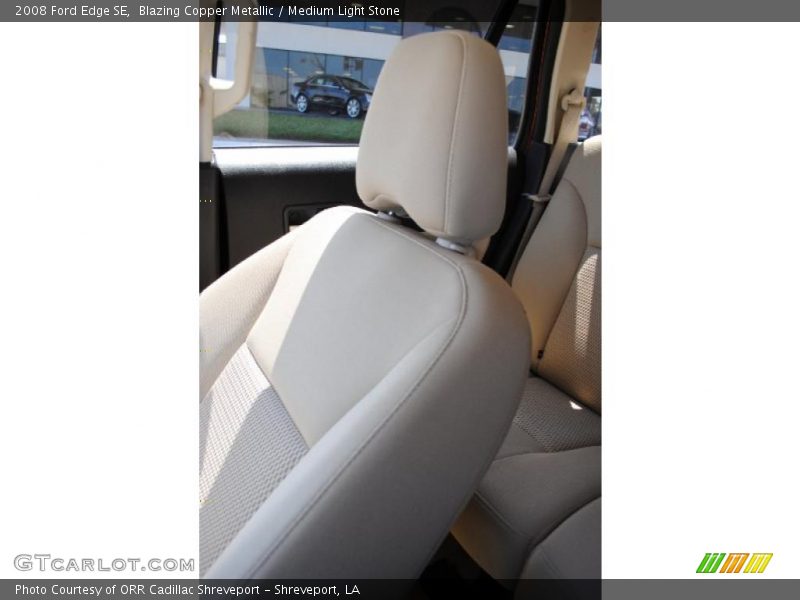 Blazing Copper Metallic / Medium Light Stone 2008 Ford Edge SE