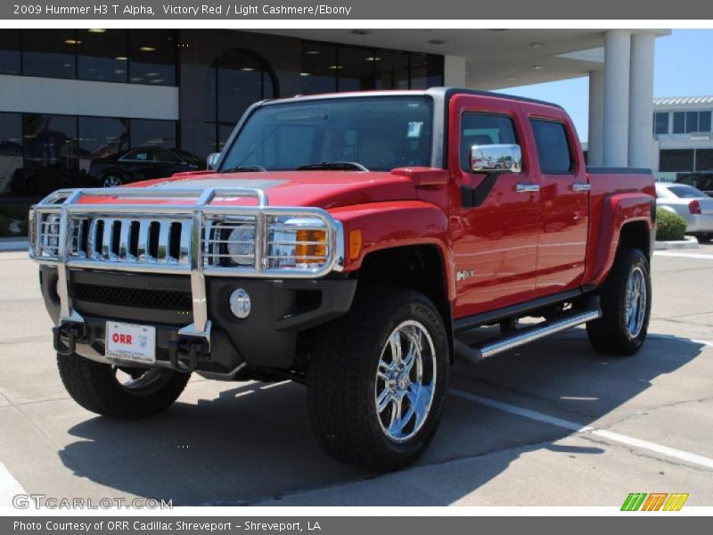 Victory Red / Light Cashmere/Ebony 2009 Hummer H3 T Alpha