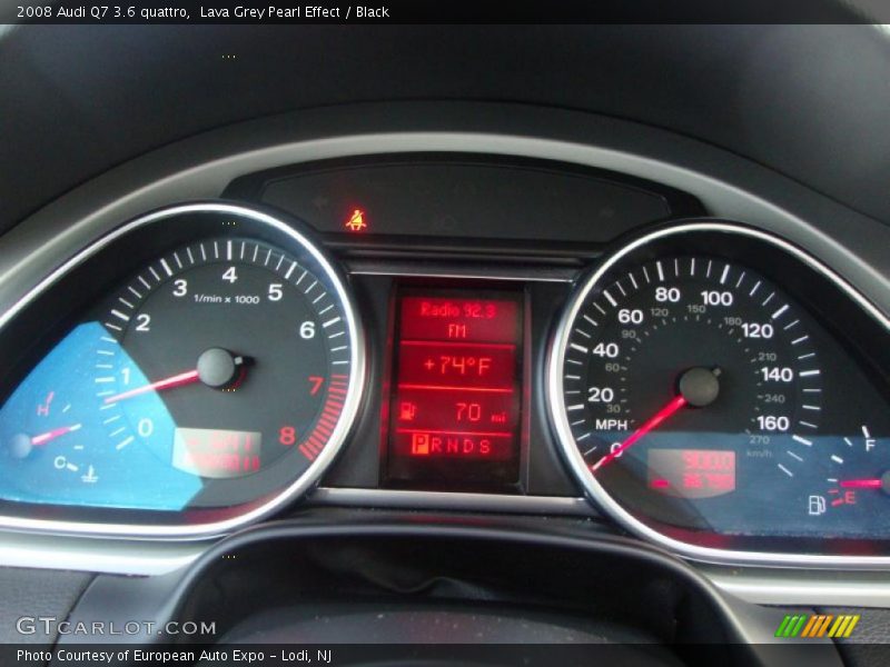 Lava Grey Pearl Effect / Black 2008 Audi Q7 3.6 quattro