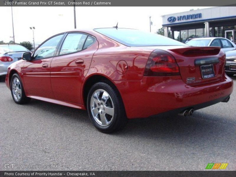 Crimson Red / Cashmere 2007 Pontiac Grand Prix GT Sedan