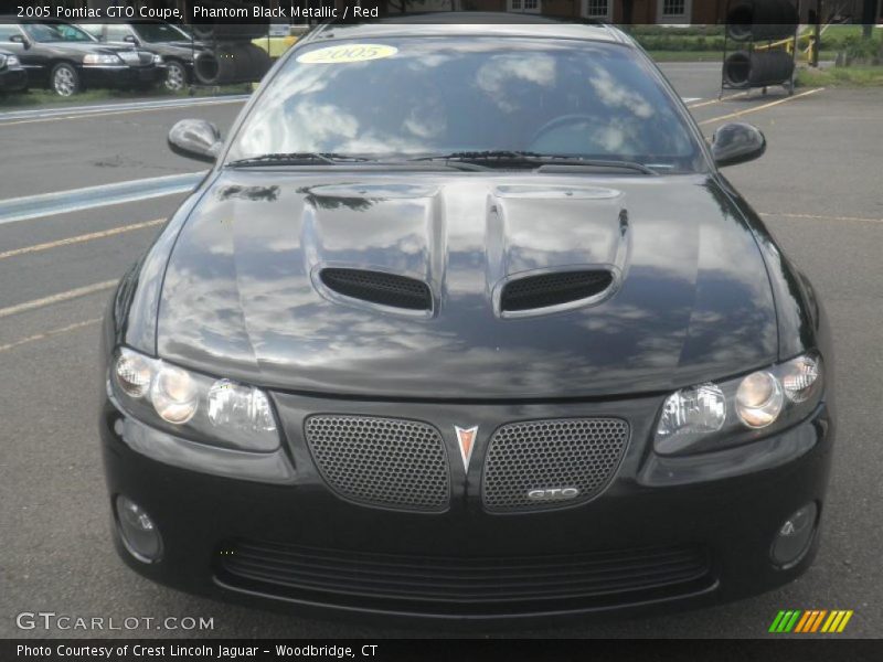 Phantom Black Metallic / Red 2005 Pontiac GTO Coupe