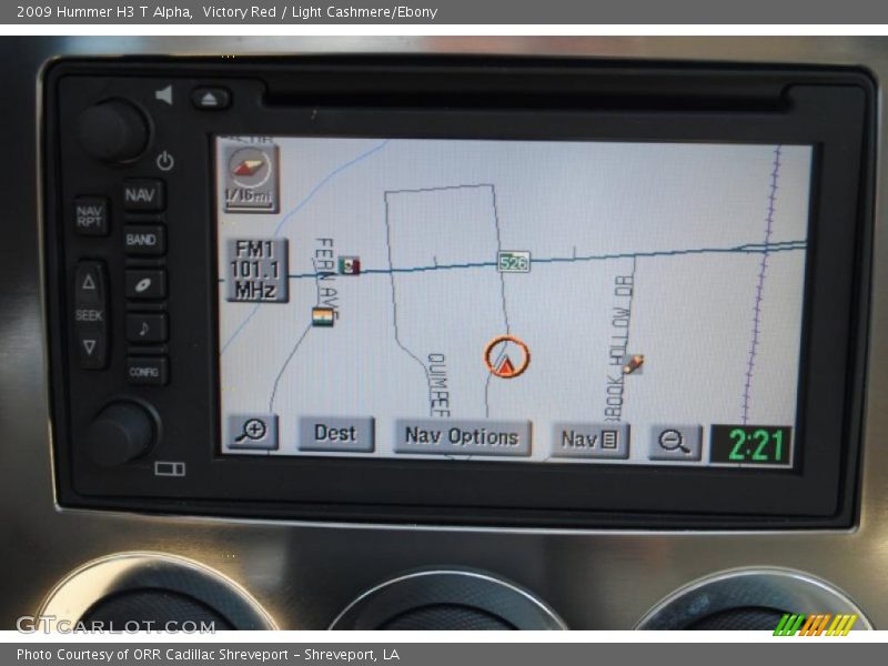 Navigation of 2009 H3 T Alpha