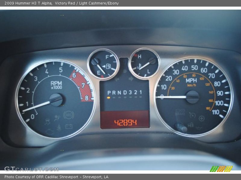  2009 H3 T Alpha T Alpha Gauges