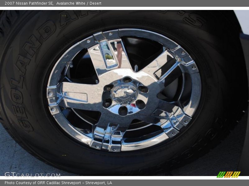 Avalanche White / Desert 2007 Nissan Pathfinder SE