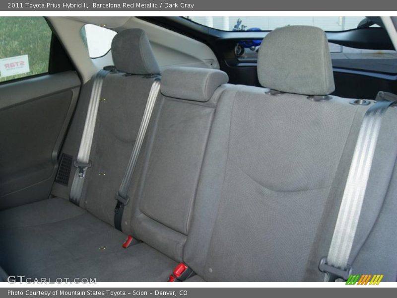 Barcelona Red Metallic / Dark Gray 2011 Toyota Prius Hybrid II