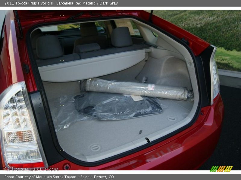 Barcelona Red Metallic / Dark Gray 2011 Toyota Prius Hybrid II