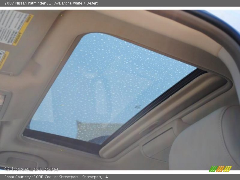 Avalanche White / Desert 2007 Nissan Pathfinder SE