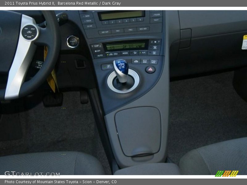 Barcelona Red Metallic / Dark Gray 2011 Toyota Prius Hybrid II