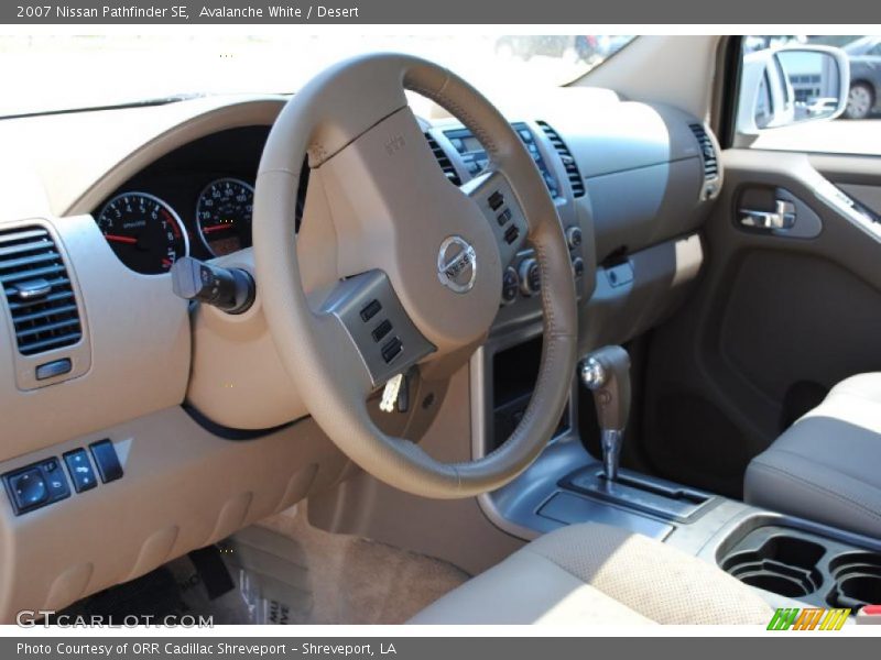 Avalanche White / Desert 2007 Nissan Pathfinder SE