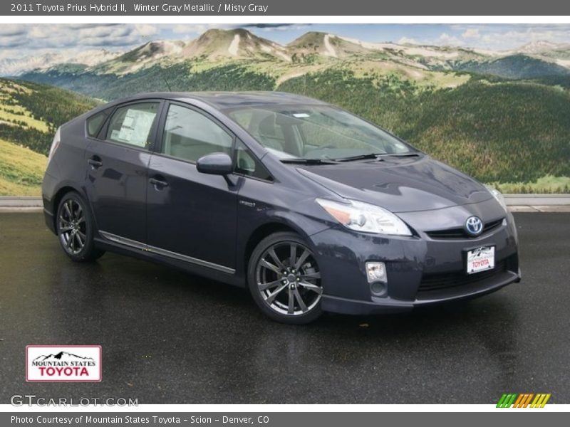 Winter Gray Metallic / Misty Gray 2011 Toyota Prius Hybrid II