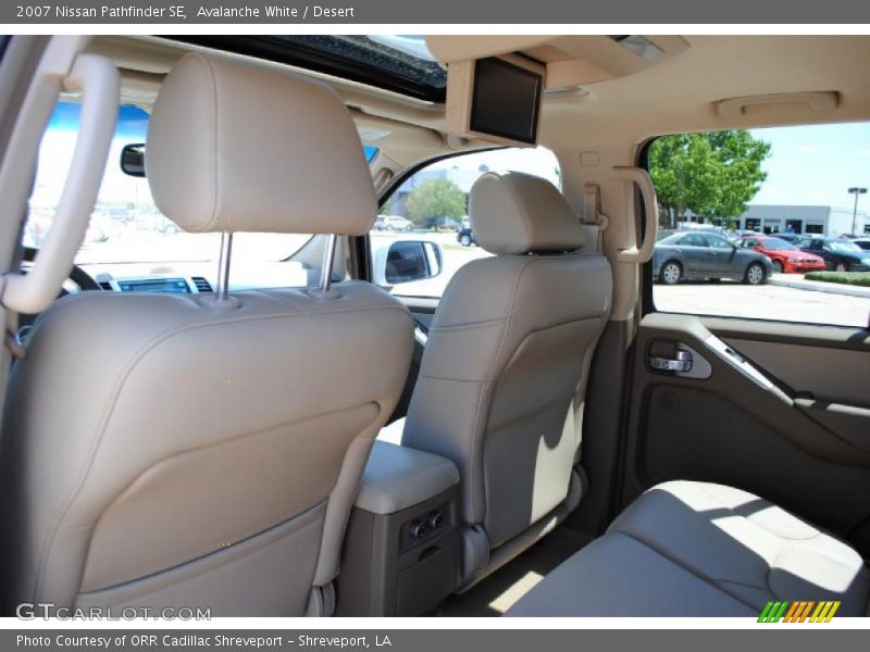Avalanche White / Desert 2007 Nissan Pathfinder SE