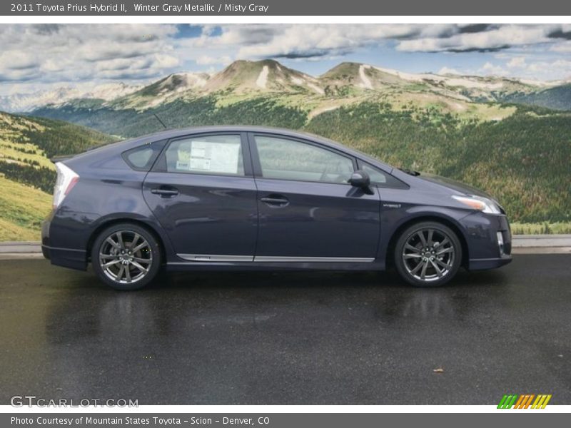 Winter Gray Metallic / Misty Gray 2011 Toyota Prius Hybrid II