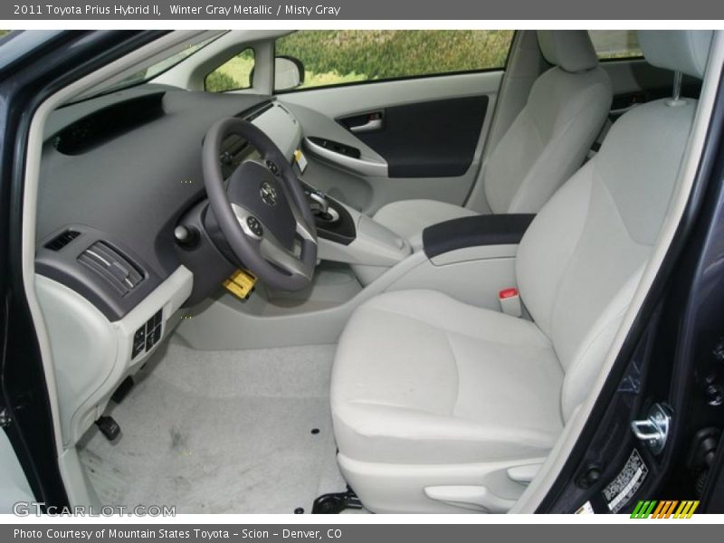 Winter Gray Metallic / Misty Gray 2011 Toyota Prius Hybrid II