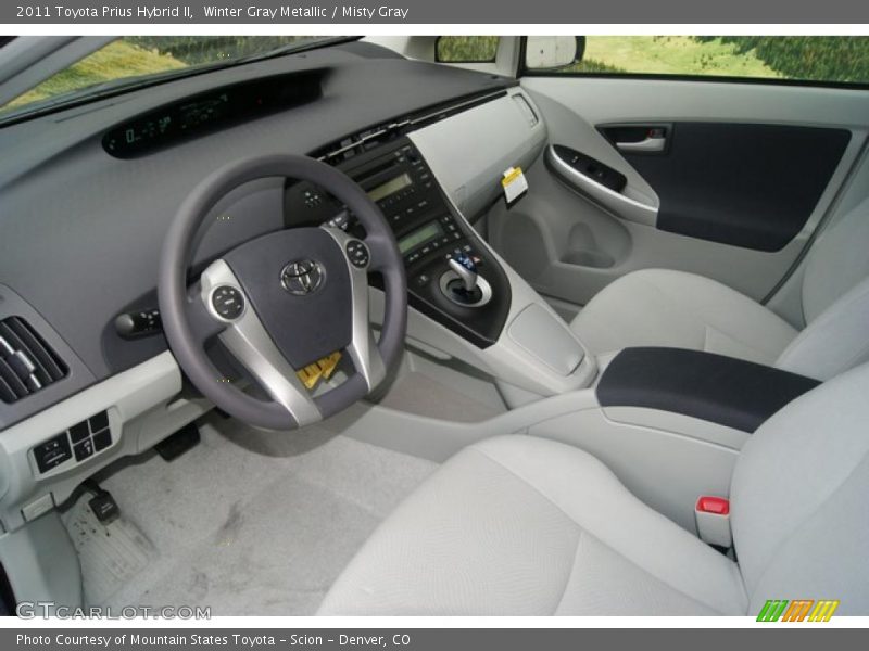 Winter Gray Metallic / Misty Gray 2011 Toyota Prius Hybrid II