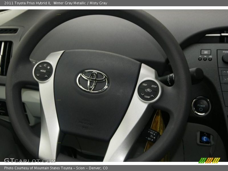 Winter Gray Metallic / Misty Gray 2011 Toyota Prius Hybrid II