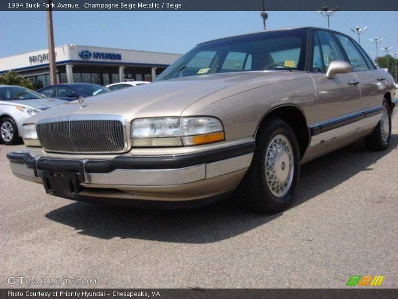 Champagne Beige Metallic / Beige 1994 Buick Park Avenue