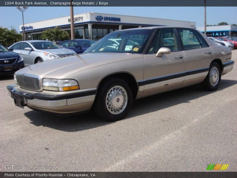 Champagne Beige Metallic / Beige 1994 Buick Park Avenue