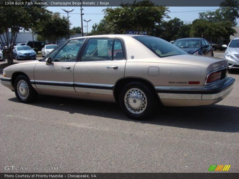 Champagne Beige Metallic / Beige 1994 Buick Park Avenue