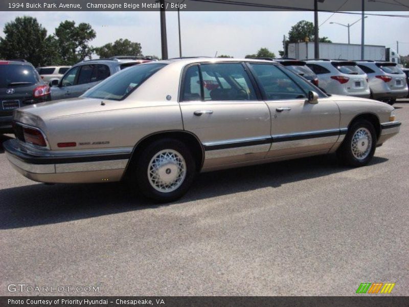 Champagne Beige Metallic / Beige 1994 Buick Park Avenue