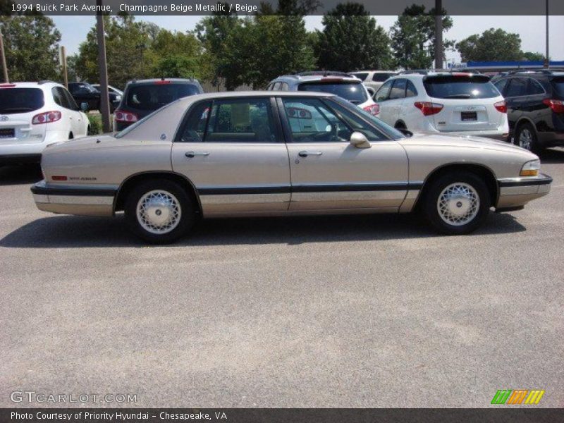 Champagne Beige Metallic / Beige 1994 Buick Park Avenue
