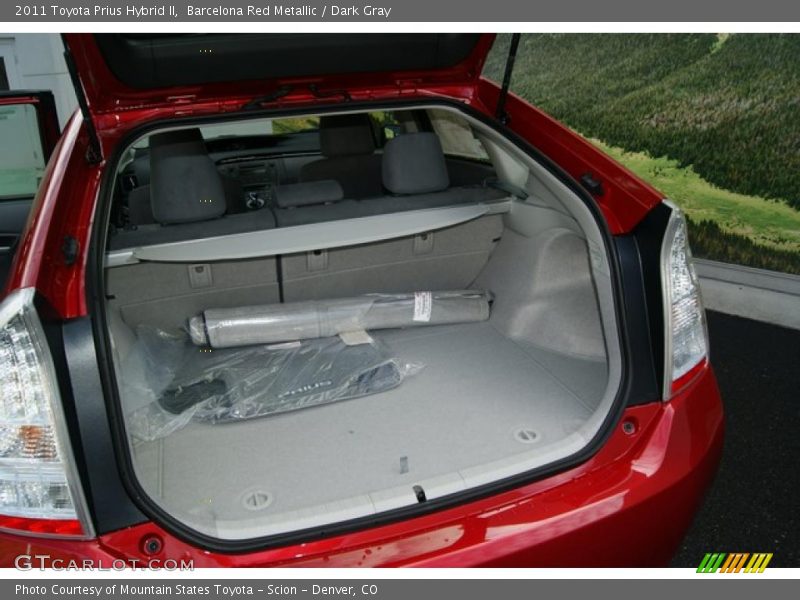 Barcelona Red Metallic / Dark Gray 2011 Toyota Prius Hybrid II
